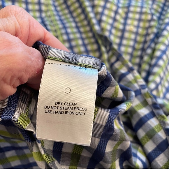 Robert Graham Colorful Plaid
Striped Shirt Button Down-"2X Big and Tall - Picture 8 of 10